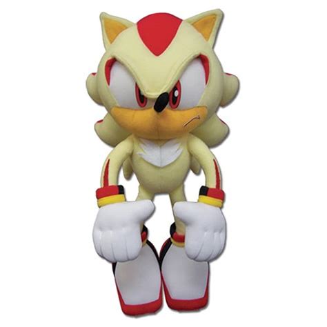 GE Animation Great Eastern GE-52631 Sonic The Hedgehog Super Shadow Stuffed Plush, 12" - Walmart.com