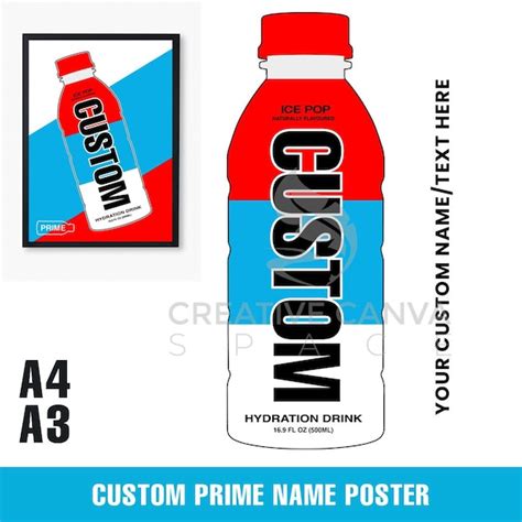 Custom Prime Bottle - Etsy