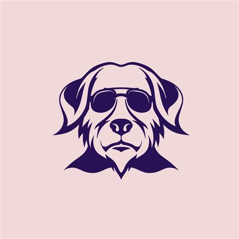 dog face logo vector 9826368 Vector Art at Vecteezy