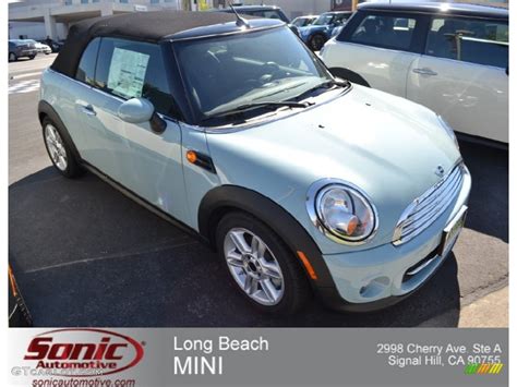 Baby Blue Mini Cooper Convertible - Mini Cooper Cars