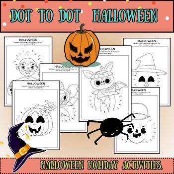 DOT DOT HALLOWEEN by learning back to school | TPT