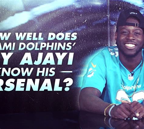 Miami Dolphins Running Back Jay Ajayi Tests His Arsenal Knowledge for B ...