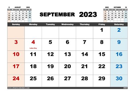 September 2023 Calendar With Holidays - Get Calendar 2023 Update