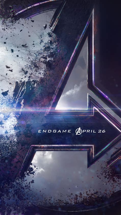Avengers Endgame Logo 4K Ultra HD Mobile Wallpaper