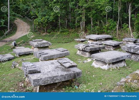 Kubur Batu or Stone Tomb of a Megalithic Civilization Stock Image - Image of kubur, ancient ...