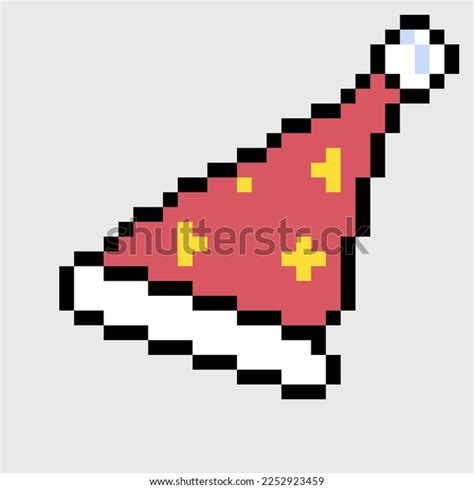 Santa Hat Winter Pixel Art Stock Illustration 2252923459 | Shutterstock