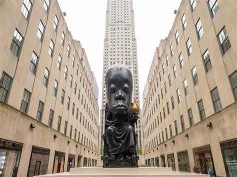 New giant, monolithic art installation at Rockefeller’s Center’s ...