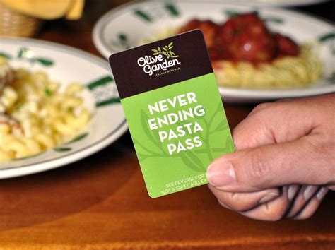 Olive Garden: Never Ending Pasta Pass (August 23rd) | Olive garden pasta, Olive gardens, Pasta lover