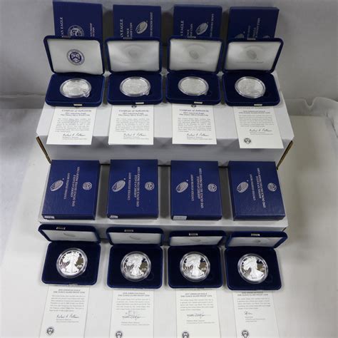 1986-2021 Proof American Silver Eagles Complete Set (35 Coins ...