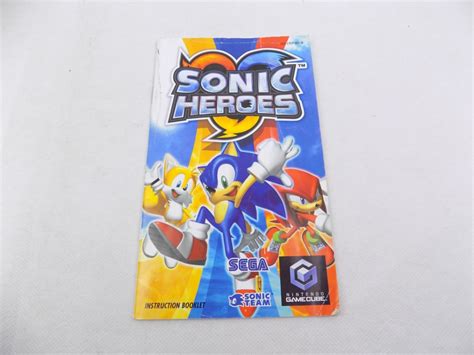 Nintendo GameCube Sonic Heroes Manual Only - Starboard Games