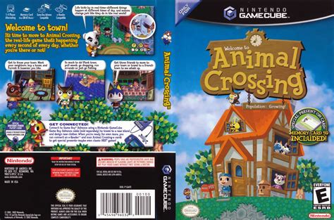 Animal Crossing (2002) GameCube box cover art - MobyGames