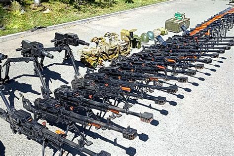 Azerbaijan releases footage of weapons and ammunition seized from the ...