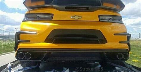 This is what the rear of the Bumblebee Camaro from Transformers 5 looks like