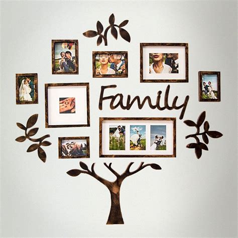 Free Shipping. Buy Family Tree Photo Frame Set College Frame - Wall Decoration Combination ...