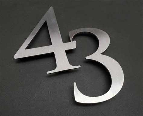 Free stock photo of 43, house number, laser cut