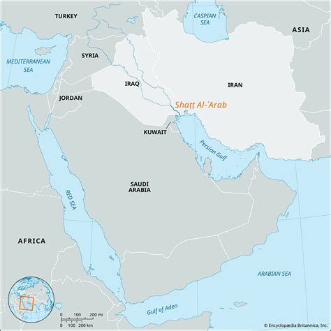 Shatt Al-Arab | Iran-Iraq War, Map, & Facts | Britannica