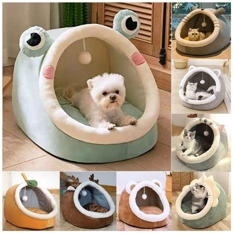 Cat Bed Removable Washable Cat House Warm Comfortable Pet Dog Bed Pet Nest - Bubble Store