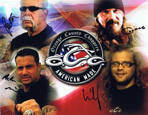 Orange County Choppers Cast Autographed 8x10 Photo | RK Sports Promotions