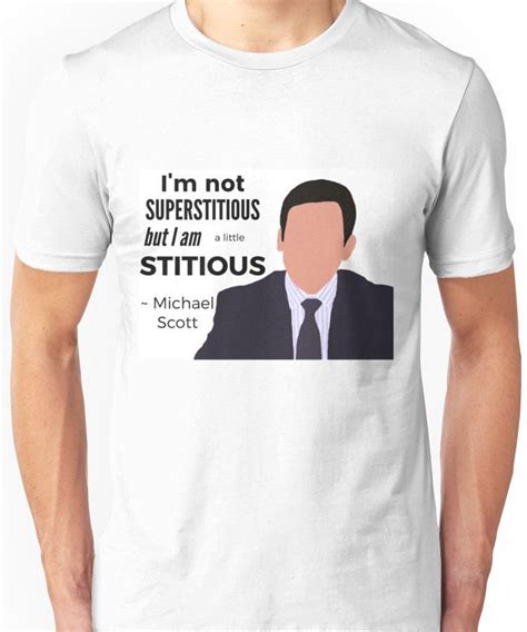 'Superstitious - Michael Scott - The Office (U.S.)' Essential T-Shirt ...