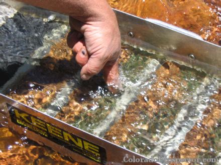 Colorado Prospector Club - Sluice Box operation Instructions And sluicing Tips