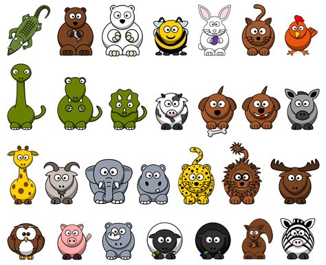 Clipart Cartoon Animals | ubicaciondepersonas.cdmx.gob.mx