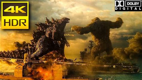 4K ULTRA HD | Godzilla VS Kong Fight Scene | DOLBY 5.1 - YouTube