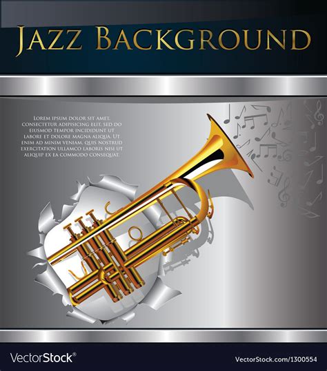 Jazz background Royalty Free Vector Image - VectorStock