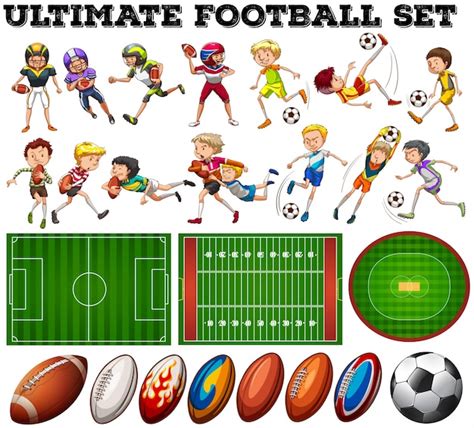 Football clipart Vectors & Illustrations for Free Download | Freepik