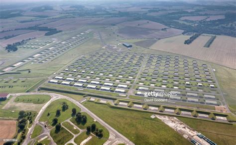 KINGDOM. SEPTEMBER. 23. Aerial photograph of RAF Welford ammunition... Nachrichtenfoto - Getty ...