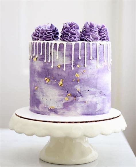 Purple | Purple cakes birthday, Pretty birthday cakes, Beautiful birthday cakes