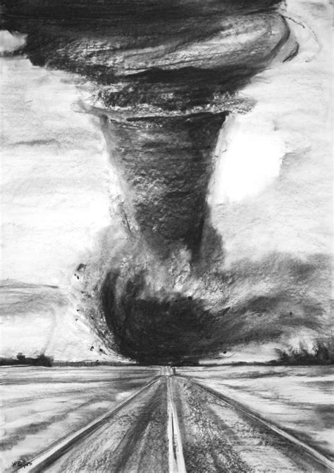 Tornado Drawing at PaintingValley.com | Explore collection of Tornado ...