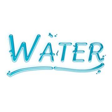 Water Text Effect Vector Hd Images, Water Text Effect, Water, Blue, Light Blue PNG Image For ...