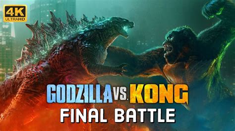 Godzilla vs Kong Final Battle | Godzilla Vs Kong Final Fight Scene 2021 Full HD - YouTube