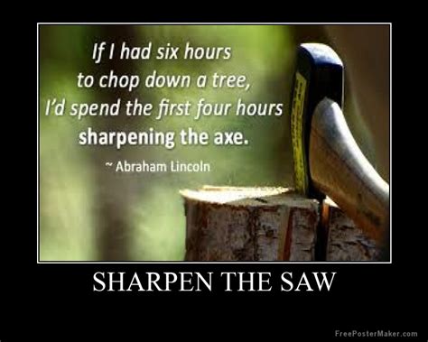 The Personal Growth Gazette: Sharpen the Saw | A story for Success