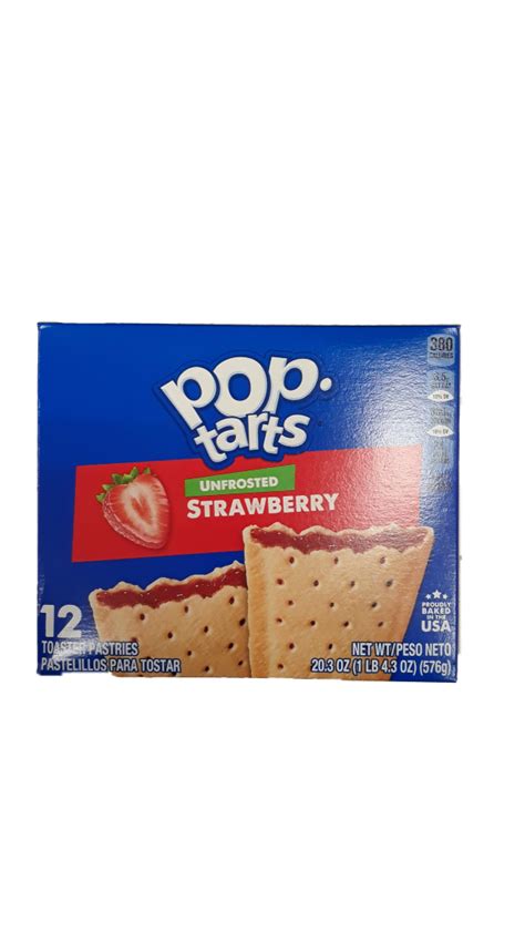Pop Tarts Strawb Unfrosted 12ct [38000304101dw] - $12.29 : Mailbox Groceries Alaska, The #1 ...