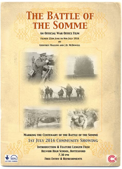 'The Battle of the Somme' - restored feature length documentary filmed in 1916 | Activities and ...