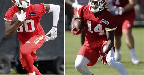 Chiefs wide receivers focus of attention in training camp