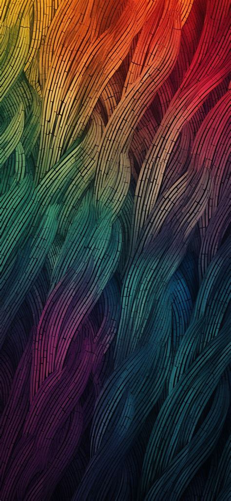 Rainbow Abstract Wallpaper - Rainbow Aesthetic Wallpaper iPhone