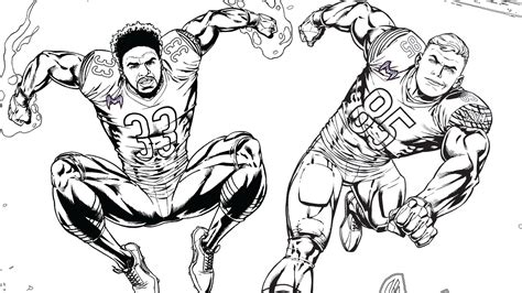 Coloring Pages For Boys Football Bears