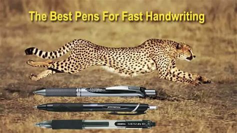 The Best 3 Pens for Fast Handwriting - Pen Vibe