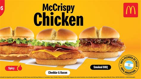 Triple sabor: McDonald's anuncia las nuevas McCrispy Chicken ...