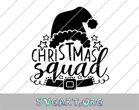 Christmas Squad Clip Art