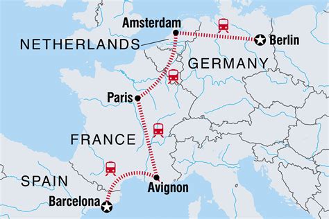 Amsterdam Kaart Europa - Vogels