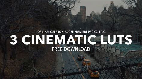 Free Cinematic LUTS - Emilio Takas