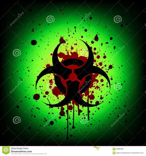 Biohazard Symbol With Blood Splash. Illustration Stock Vector ... Marvel Phone Wallpaper ...