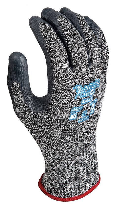 SHOWA Cut Resistant Gloves, Salt/Pepper, S, PR - 11V568|230-07 - Grainger