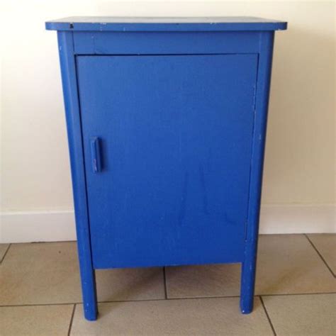 *VINTAGE* Bedroom Bathroom Kitchen Play Room Blue Painted Cupboard Storage Unit | Cupboard ...