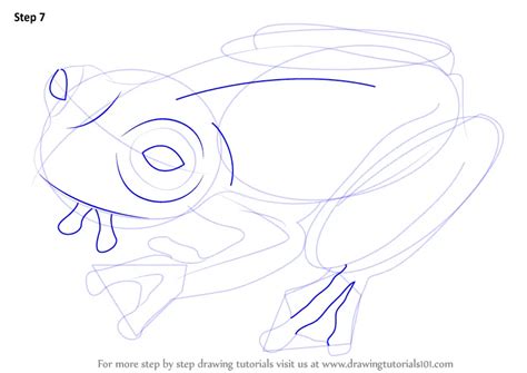 Learn How to Draw a Glass Frog (Amphibians) Step by Step : Drawing Tutorials