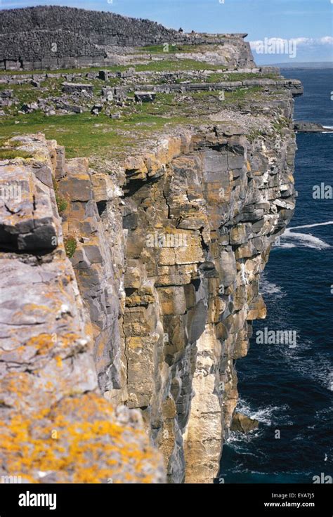 Dun Aengus, Inishmore, Aran Islands, Co Galway, Ireland; Prehistoric ...