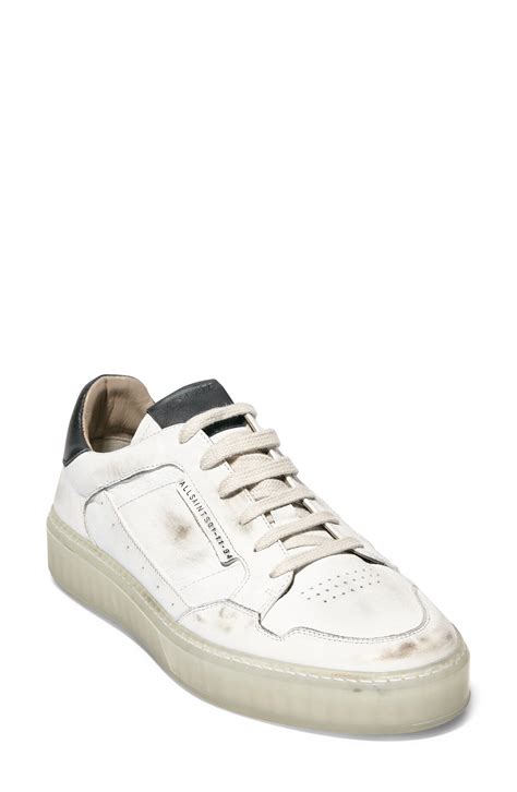 All Saints Alton Sneaker - Chalk White Leather | Editorialist